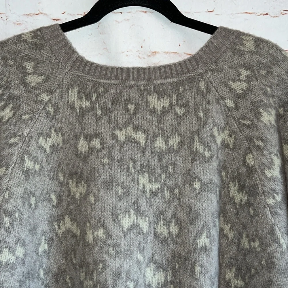 Athleta Sweater Womens 3X Hawthorne Textured Crew Merino Wool Casual Pullover